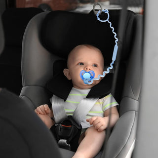 JCDZ Toy Safety Straps for Baby - 5 Pack Silicone Adjustable Stroller Straps, Baby Teether Toys and Sippy Cup Holder Straps for Strollers, High Chair, Car Seat, BPA Free, Multi Colors