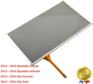 Micarun LCD Touch Screen Digitizer Glass on Navigation LCD 7 Inch 4 Pin Fit Hyundai Sonata Veloster 2013-2016 Kia Sorento Soul 2013-2016 Replaced OE# LMS700KF30 TM070, LB070WV7 (TD)(01)