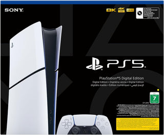 Sony PlayStation 5 Digital Console (New 2023 Slim Model )- UAE Version, 1 Year Manufacturer Warranty