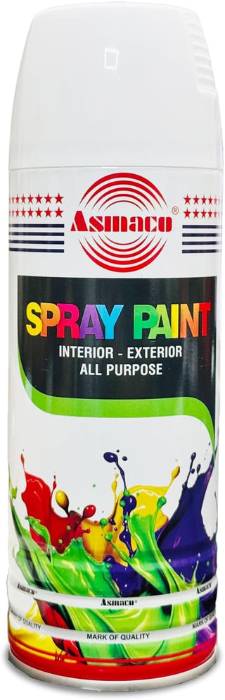 Biella™ Asmaco All Purpose Interior and Exterior Spray Paint (WHITE)