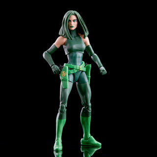 Marvel Legends Series 6-inch Madame Hydra Comics Action Figure 6-inch Collectible Toy, 4 Accessories, 1 Build-A-Figure Part.