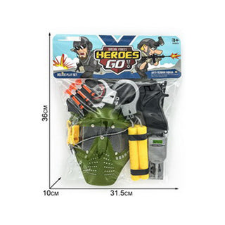TechPlus-Toys Action Figures for Kids, Heroes Go Toys, Green,known as Heroes Go Toys, in green color, offer children an exciting world Boys and Girls