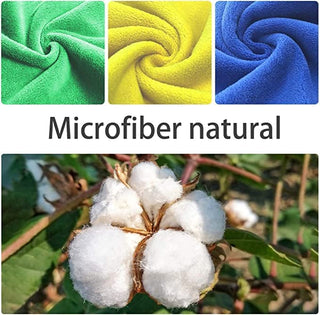 Showay 3pcs Microfiber Car Drying Towel for Car Cleaning and Detailing, Double Sided, Extra Thick Plush Microfiber Towel Lint Super Absorbent Detailing Towel for Car | Windows | Screen and Kitchen |