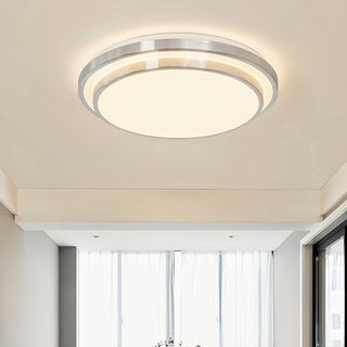 HUA QIANG WANG LED Flush Mount Ceiling Light,60W 3-Color Changeable Ceiling Lamp,Round Modern Ceiling Lighting Fixture for Living Room Dining Room Bedroom Kitchen Island(40cm)