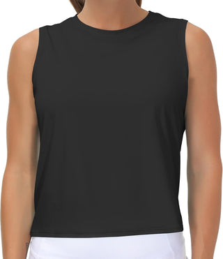 THE GYM PEOPLE Ice Silk Workout Tops for Women Quick Dry Muscle Gym Running Shirts Sleeveles