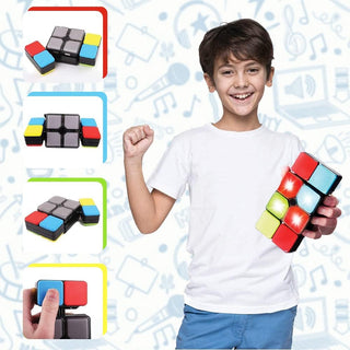 Masroo Electronic Handheld Game | Flip, Slide, and Match the Colors to Beat the Clock - 4 Game Modes - Multiplayer Fun,Super Addictive Fun Game for All Ages Challenging Level of Fun Flip Side