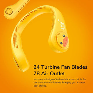 JISULIFE Portable Neck Fan, Hands Free Bladeless Fan, 4000 mAh Battery Operated Wearable Personal Fan, Leafless, Rechargeable, Headphone Design, USB Powered Desk Fan,3 Speeds-Green