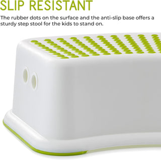 McMola 2 Step Stool for Toddlers Non Slip Sturdy Double Step Up For Kids Safe Toddler Loo Potty Toilet Training in The Bathroom Kitchen and Home