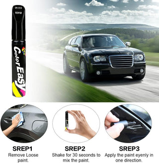 TOULIFLY Fill Paint Pen Car, Car Scratch Repair Pen, White Touch Up Paint for Cars Special-Purpose Paint Touch-up Pen Multi-color Optional for Various Cars (WHITE)