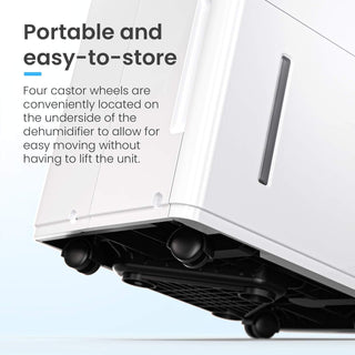 Pro Breeze 30L/Day Dehumidifier - Smart Compressor Dehumidifier with App, Wi-Fi, Continuous Drainage, 4L Water Tank, 24h Timer & Auto Defrost, Mould Remover & Moisture Absorber for Home & Bathroom