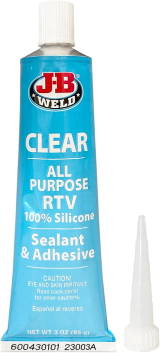 J-B Weld 31319 Black RTV Silicone Sealant and Adhesive - 3 oz.