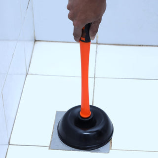 Royalford Rf2371Gr Toilet Plunger | Tested & Proven To Clear Unblock Tough Drain Blockages More Powerful Than Traditional Plungers Unblocks All Toilets With Unique Bellows Design