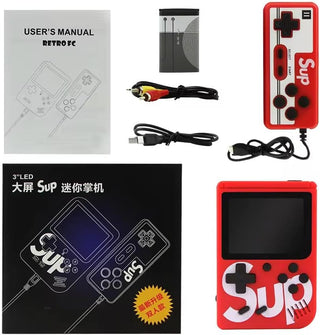 MZtoyz SUP Game Box Plus 400-in-1: Retro Handheld Console, Portable Gaming, Upgraded Version, High difination, Perfect Gift for Kids of all ages