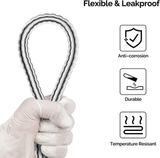 JOMOO Shower Hose for Hand Showerhead, Flexible Stainless Steel Handheld Shower Hose 47 Inches 1.2 Meters Extra Long Chrome Handheld Shower Head Hose With Brass Coupler