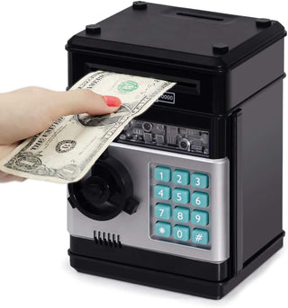 Refasy Piggy Bank for Girls 4-11 Years Old,Refasy Kids Safe Bank for Boys Christmas Birthday Gifts Toy for Kids Electronic ATM Money Bank for Adults Money Saving Box Safe Coin Bank Toy Kids Toys Pink