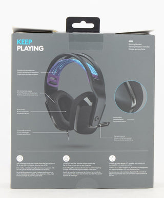 Logitech G335 Wired Gaming Headset, With Microphone, 3.5mm Audio Jack, Comfortable Memory Foam Earpads, Lightweight, Compatible With Pc, Playstation, Xbox, Nintendo Switch - Black