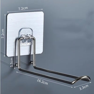 ZALCOON 6 PCS Mop Broom Holder Wall Mount - Mop Holder Self Adhesive Broom Hanger for Home Garage Garden Laundry Room Storage, Kitchen Tools Organizer