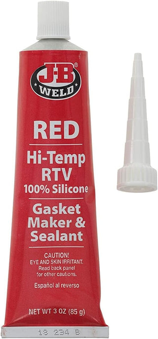 J-B Weld 31319 Black RTV Silicone Sealant and Adhesive - 3 oz.