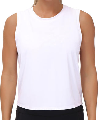 THE GYM PEOPLE Ice Silk Workout Tops for Women Quick Dry Muscle Gym Running Shirts Sleeveles