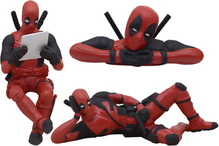 wopin 3pcs Deadpool Ornaments, Action Figures, Superhero Action Figures, Deadpool car Ornaments PVC Character Merchandise, Adult and Kids Collectibles