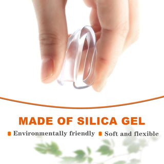 Gudui ‎SHOWAY Corner Guards (12 Pack) Clear Protectors | High Resistant Adhesive Gel Best Baby Proof Stop Child Head Injuries Tables, Furniture & Sharp Corners Proofing (L-Shaped).