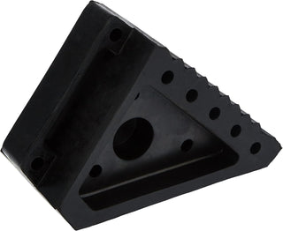 Maxxhaul 70472 Solid Rubber Heavy Duty Black Wheel Chock 2-Pack, 8" X 4" X 6"