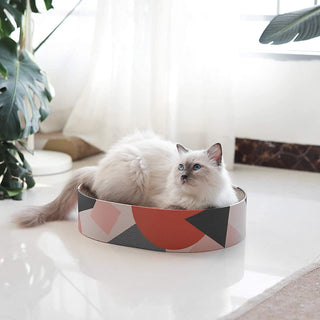 Mumoo Bear Cat Scratching Board Lounger Sofa Bed, Reversible Pads - Premium Cardboard Construction