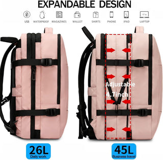 BANGE Travel Backpack,Flight Approved Carry On Backpack for International Travel Bag, Water Resistant Durable 17-inch Laptop Backpacks,Large Daypack Business Weekender Luggage Backpack for Men Women…