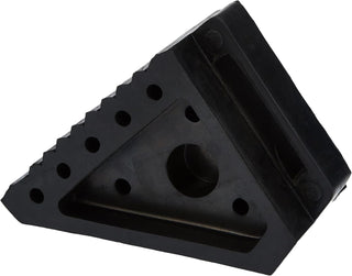 Maxxhaul 70472 Solid Rubber Heavy Duty Black Wheel Chock 2-Pack, 8" X 4" X 6"