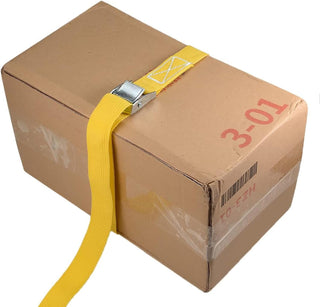 3 Pack Lashing Straps (3.8cm x 3 M) - Cam Straps and Ratchet Straps for Kayak Trailer, Roof Rack, and Car Tie Down Straps Up to 600lbs