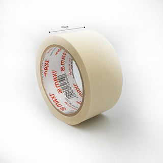 Maxi Premium Masking Tape 2â€ X20Yards General Purpose Paper Tape For Painting, Labeling, Marking, Gardening, Packaging, Artworks, Schools, Office, Automobile Garage, Factory, Industrial Uses