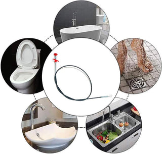 PEARLISH The Plumbing Drain Snake Hair Clog Remover Catcher Sink Cleaner Home Improvement Tools 1 Pack