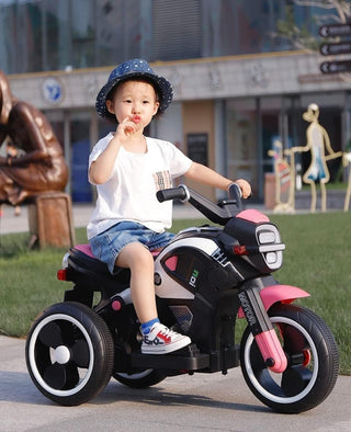 NTECH New Model Children Ride on Toy With Music Light 3 Wheels Rechargeable Battery Car Baby Motorbike 2-7year Boy & Girl Can Sit In Toy Car Scooter Kids Electric Motorcycle (Green)