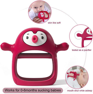 Smily Mia Breastfed Baby Pacifiers, Baby TeethingToys for 0-6Months, Baby Teethers for 3-6Months, Hand Teether For Infants, Baby Essentials&Baby Registry for New Born, Baby Must Need Items, light blue