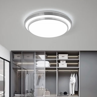 HUA QIANG WANG LED Flush Mount Ceiling Light,60W 3-Color Changeable Ceiling Lamp,Round Modern Ceiling Lighting Fixture for Living Room Dining Room Bedroom Kitchen Island(40cm)