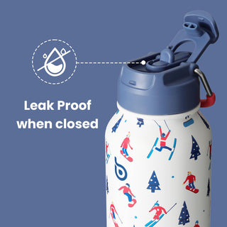 bottlebottle BOTTLE BOTTLE 32oz Insulated Water Bottle Stainless Steel Sport Water Bottle with Straw Dual-use Lid Design for Gym with Pill Box (green)