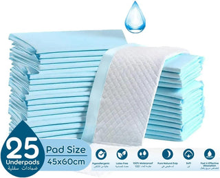 Nappy Time Disposable Changing Mats x25 Mats, 45x60