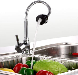 Fesap8DuOh Kitchen 360 Degree Swivel Mixer Tap Bath Wash Basin Water Solid Copper Faucet - Silver