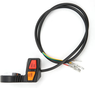 SRTK Electric Bike Switch, Handlebar Switch IPX4 Waterproof Wear Prevention Anti-Aging For Low Speed ATV Scooter