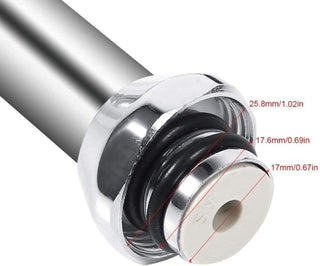 304 Stainless Steel 360 Degree Swivel Spout Kitchen Sink Faucet Pipe Fittings Adjustable Temperature Single Handle Connection