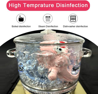 Smily Mia Breastfed Baby Pacifiers, Baby TeethingToys for 0-6Months, Baby Teethers for 3-6Months, Hand Teether For Infants, Baby Essentials&Baby Registry for New Born, Baby Must Need Items, light blue