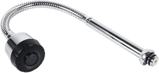 304 Stainless Steel 360 Degree Swivel Spout Kitchen Sink Faucet Pipe Fittings Adjustable Temperature Single Handle Connection