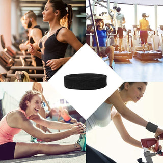 Proxima Direct Sweatbands, 3 Pack Ports Headband for Women Men Girls Boys, Super Comfy Sports Sweatband for Gym Workout Yoga Soccer Boxing Tennis