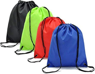LIOOBO 4 Pcs Waterproof Drawstring Bags Sports Riding Backpack Suitable for Adults and Kids, Holiday, Swimming, Beach