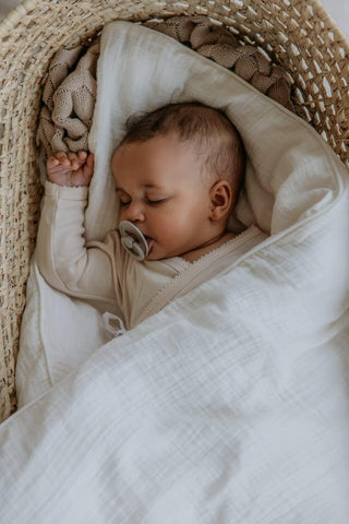 Bibs Pacifier Size 1 - Baby 0-6M (2pcs) - Ivory/Blush