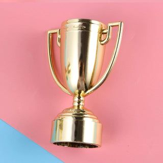 KASTWAVE Plastic Gold Star Award Trophies for Party Decorations, Party Favors, School Award, Game Prize, Party Prize and Appreciation Gifts (13 Pack 4.7'')
