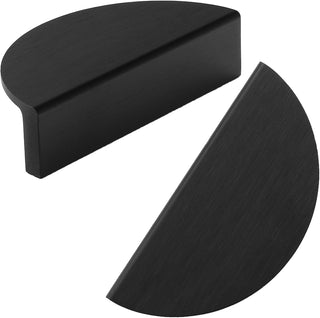 AOBITE 2 Pack Brushed Gold Semicircle Cabinet knobs Kitchen Cabinet Pulls with Vintage Cupboard Drawers Hardware Dresser Drawer Handles Kitchen Cabinet Handles (L, 2 Pack, Brushed Gold)