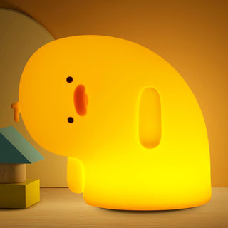OkiyiD Duck Night Light, Cute Duck Gifts for Girl, Duck Lamp Gifts Dorm Decor Lamp for Nursery, ABS+SIL, Touch Control, Portable and Rechargeable Dimmable, Birthday Gifts for Boys Girls (DoDo Duck)