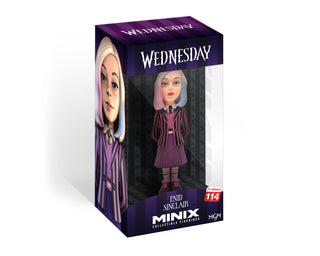 Minix Wednesday Addams With Thing Model | Collectable Wednesday And Thing Figure From The Wednesday TV Series | Bandai Minix Wednesday Toys Range | Collect Your Favourite Wednesday Figures