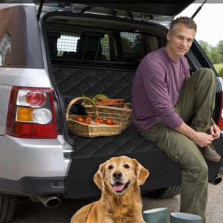 NeoStyle Cargo Liner for Dogs,135 * 200cm Waterproof Non-Slip Pet Cargo Cover Dog Cushion,Car Trunk Cover,Anti-Dirty Quilted Oxford Fabric Trunk Protection Seat Cover for SUV, Car(black(135 * 200cm))